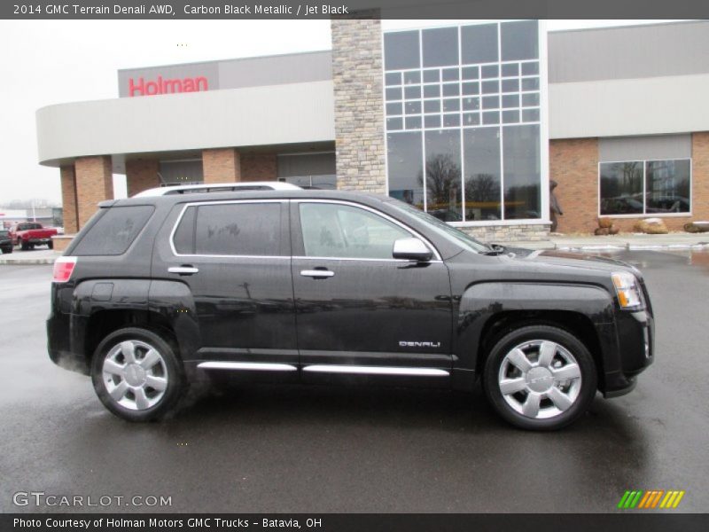 Carbon Black Metallic / Jet Black 2014 GMC Terrain Denali AWD