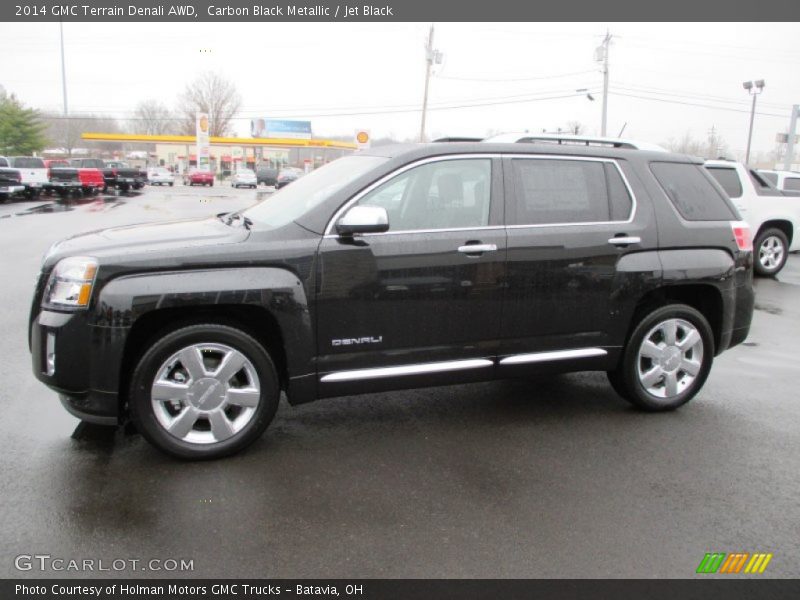 Carbon Black Metallic / Jet Black 2014 GMC Terrain Denali AWD
