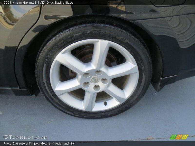 Onyx Black / Black 2005 Nissan Maxima 3.5 SE