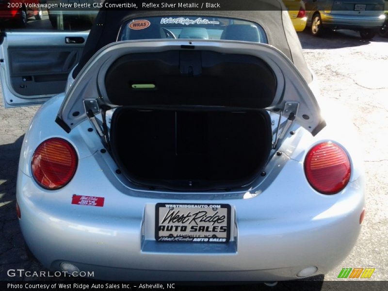 Reflex Silver Metallic / Black 2003 Volkswagen New Beetle GLS Convertible