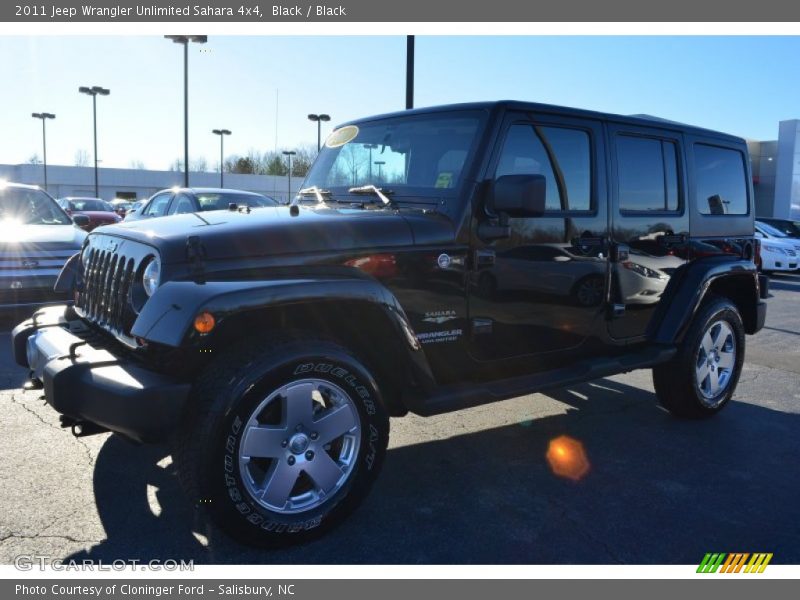 Black / Black 2011 Jeep Wrangler Unlimited Sahara 4x4