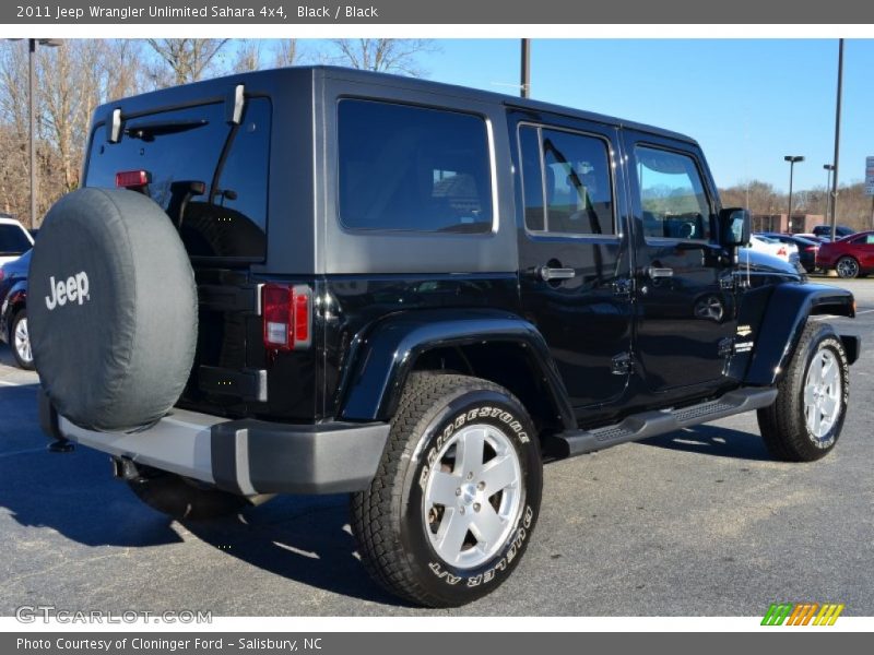 Black / Black 2011 Jeep Wrangler Unlimited Sahara 4x4