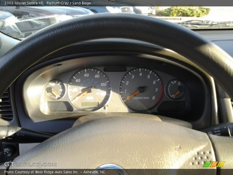 Radium Gray / Sand Beige 2003 Nissan Sentra XE