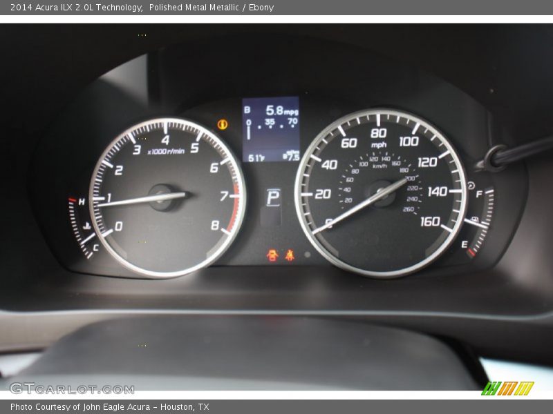 Polished Metal Metallic / Ebony 2014 Acura ILX 2.0L Technology