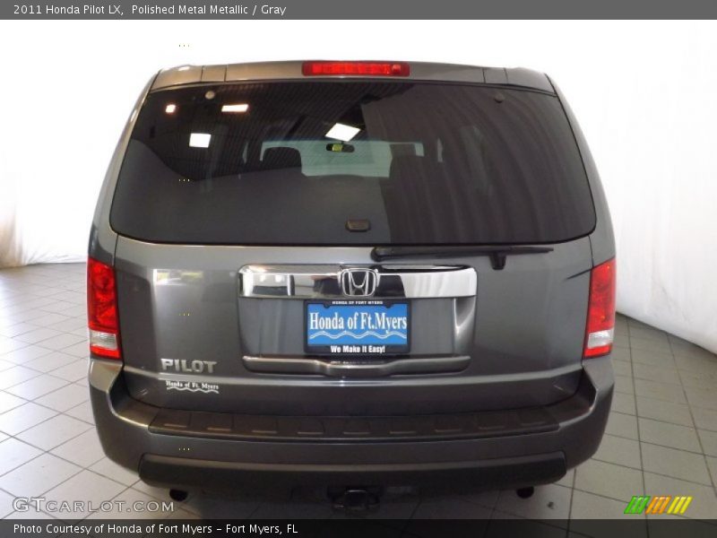 Polished Metal Metallic / Gray 2011 Honda Pilot LX