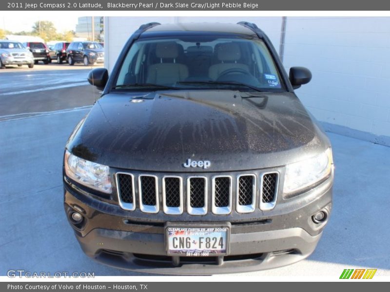 Blackberry Pearl / Dark Slate Gray/Light Pebble Beige 2011 Jeep Compass 2.0 Latitude