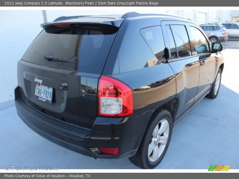 Blackberry Pearl / Dark Slate Gray/Light Pebble Beige 2011 Jeep Compass 2.0 Latitude