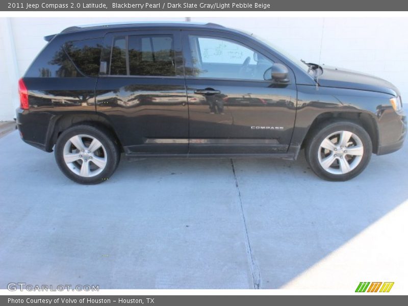 Blackberry Pearl / Dark Slate Gray/Light Pebble Beige 2011 Jeep Compass 2.0 Latitude