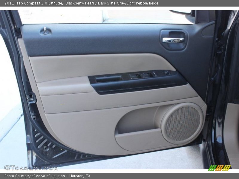 Blackberry Pearl / Dark Slate Gray/Light Pebble Beige 2011 Jeep Compass 2.0 Latitude