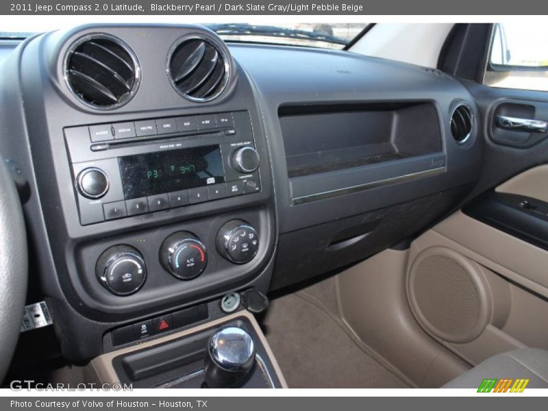 Blackberry Pearl / Dark Slate Gray/Light Pebble Beige 2011 Jeep Compass 2.0 Latitude