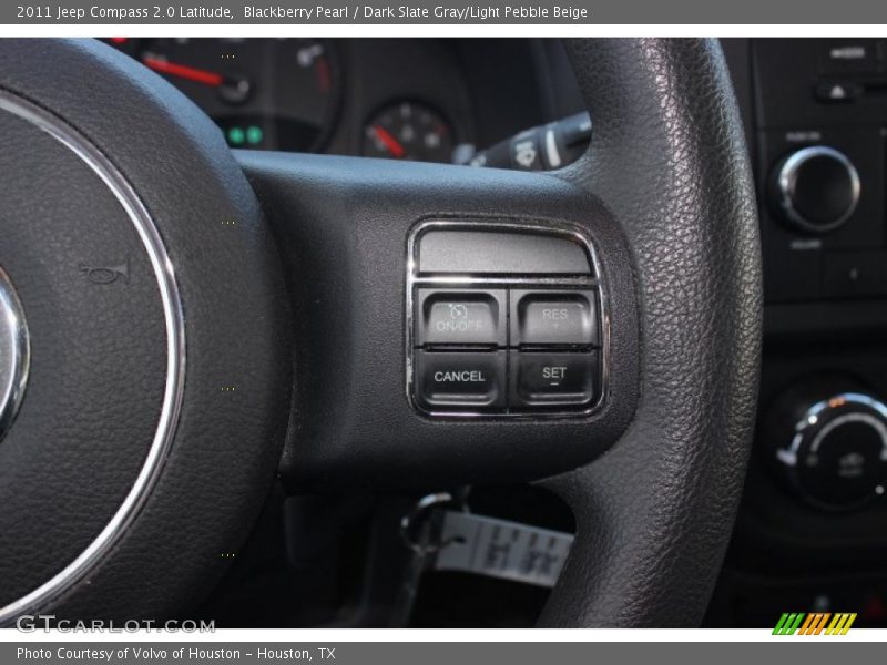 Blackberry Pearl / Dark Slate Gray/Light Pebble Beige 2011 Jeep Compass 2.0 Latitude