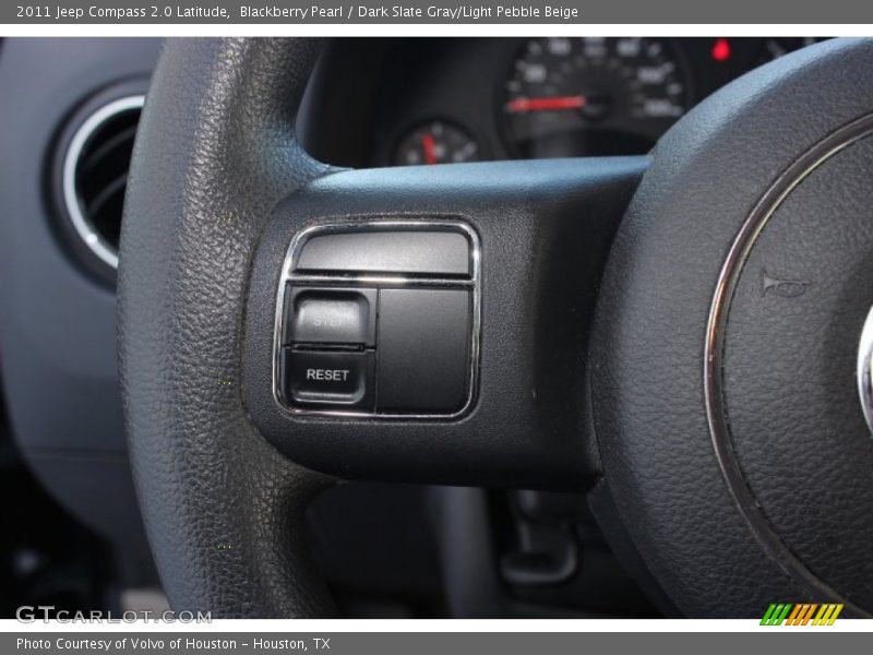 Blackberry Pearl / Dark Slate Gray/Light Pebble Beige 2011 Jeep Compass 2.0 Latitude