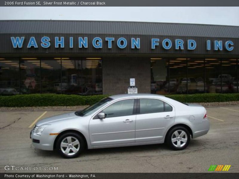 Silver Frost Metallic / Charcoal Black 2006 Ford Fusion SE
