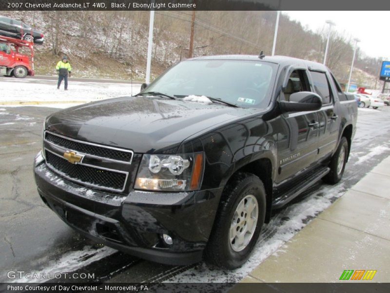 Black / Ebony/Light Cashmere 2007 Chevrolet Avalanche LT 4WD