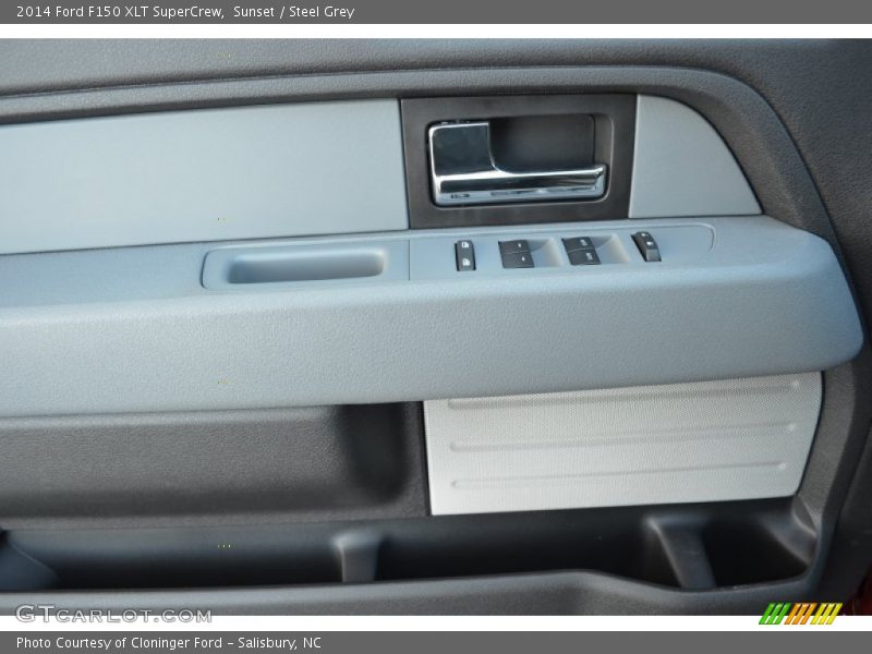 Sunset / Steel Grey 2014 Ford F150 XLT SuperCrew
