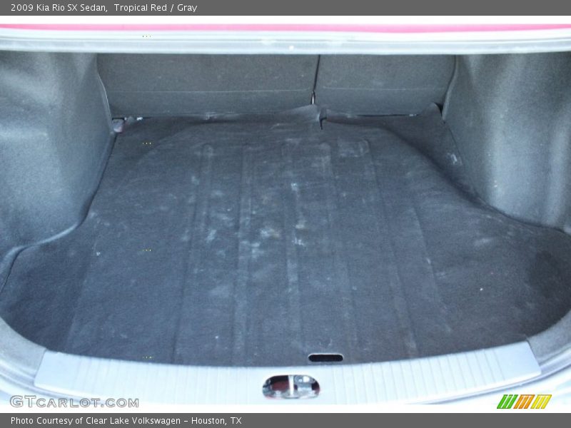 Tropical Red / Gray 2009 Kia Rio SX Sedan