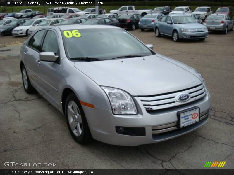 Silver Frost Metallic / Charcoal Black 2006 Ford Fusion SE