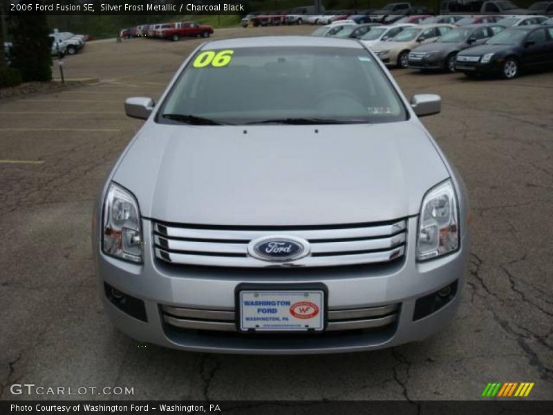 Silver Frost Metallic / Charcoal Black 2006 Ford Fusion SE