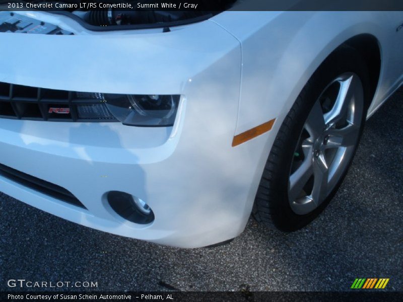 Summit White / Gray 2013 Chevrolet Camaro LT/RS Convertible