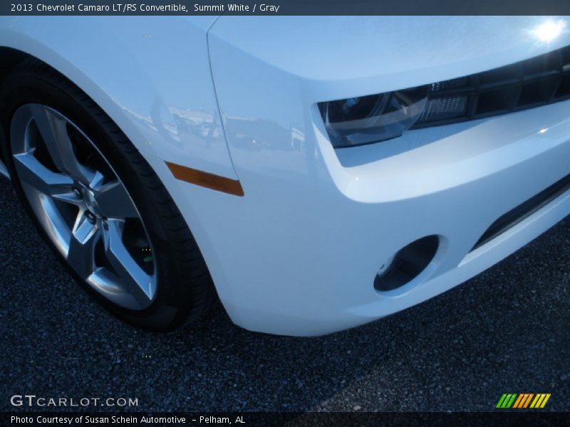 Summit White / Gray 2013 Chevrolet Camaro LT/RS Convertible