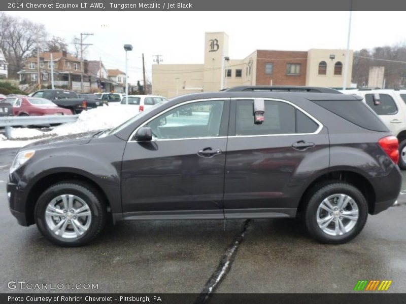 Tungsten Metallic / Jet Black 2014 Chevrolet Equinox LT AWD