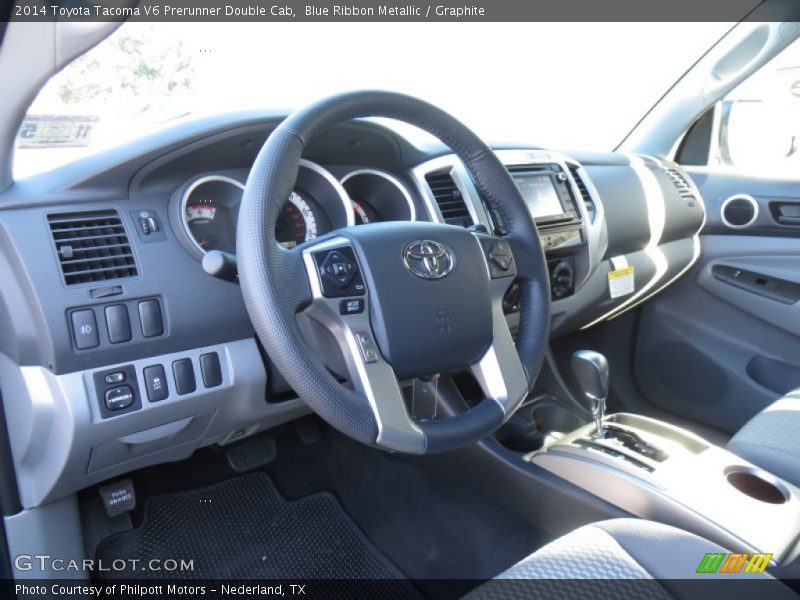 Blue Ribbon Metallic / Graphite 2014 Toyota Tacoma V6 Prerunner Double Cab