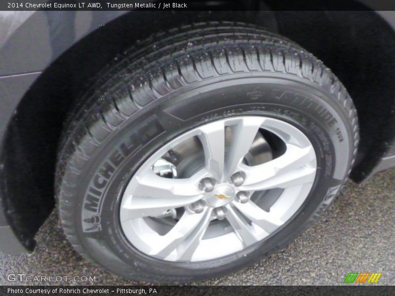 Tungsten Metallic / Jet Black 2014 Chevrolet Equinox LT AWD