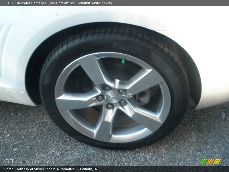Summit White / Gray 2013 Chevrolet Camaro LT/RS Convertible