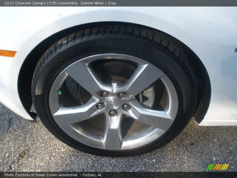 Summit White / Gray 2013 Chevrolet Camaro LT/RS Convertible