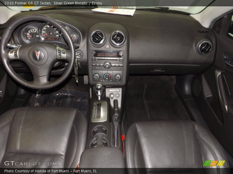 Silver Green Metallic / Ebony 2010 Pontiac G6 GT Sedan