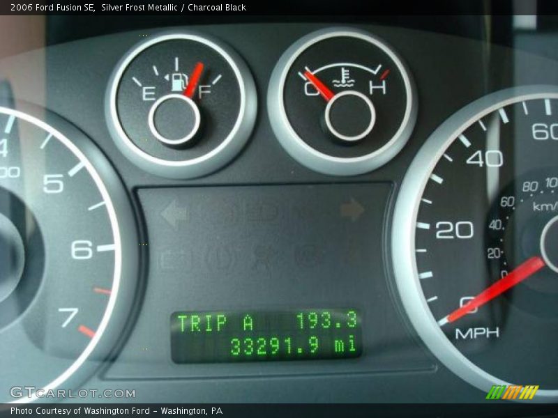 Silver Frost Metallic / Charcoal Black 2006 Ford Fusion SE