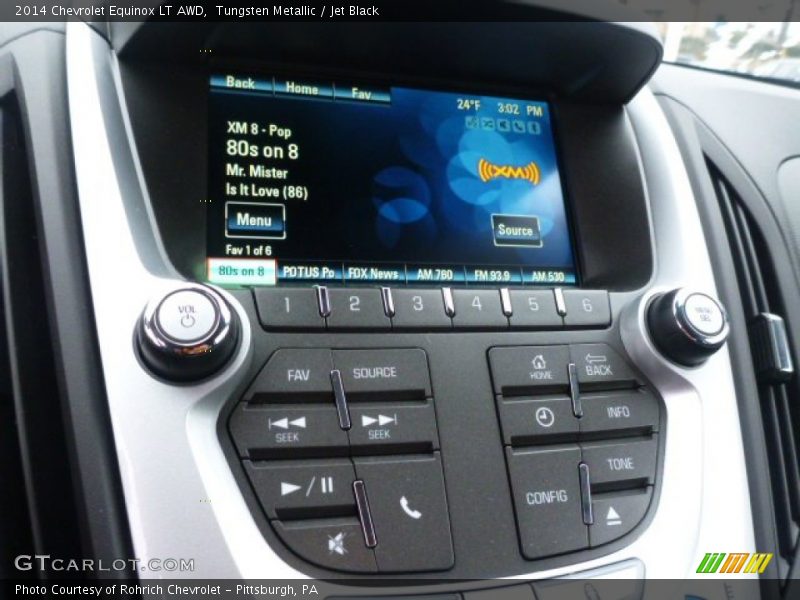 Tungsten Metallic / Jet Black 2014 Chevrolet Equinox LT AWD