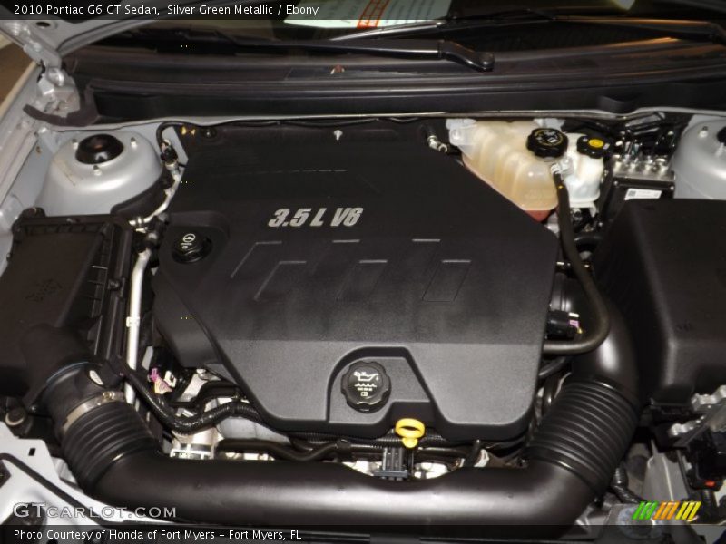 Silver Green Metallic / Ebony 2010 Pontiac G6 GT Sedan