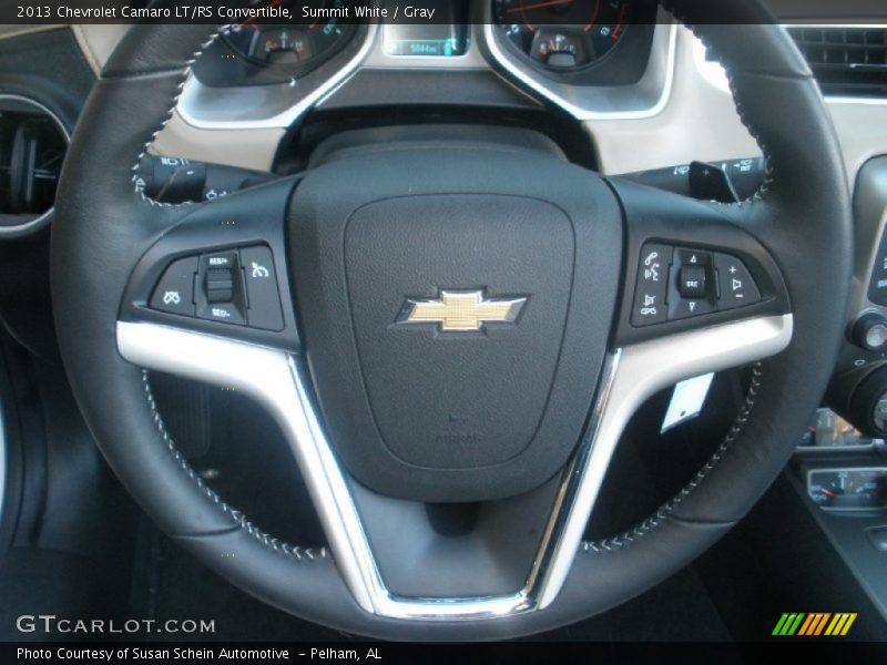 Summit White / Gray 2013 Chevrolet Camaro LT/RS Convertible