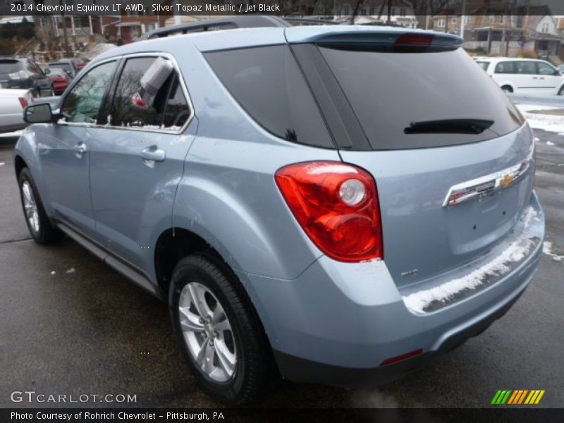 Silver Topaz Metallic / Jet Black 2014 Chevrolet Equinox LT AWD