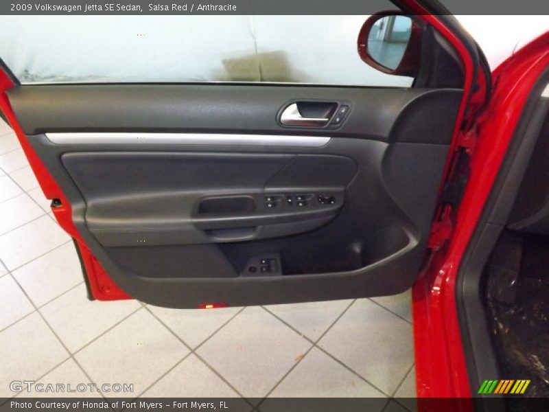 Salsa Red / Anthracite 2009 Volkswagen Jetta SE Sedan