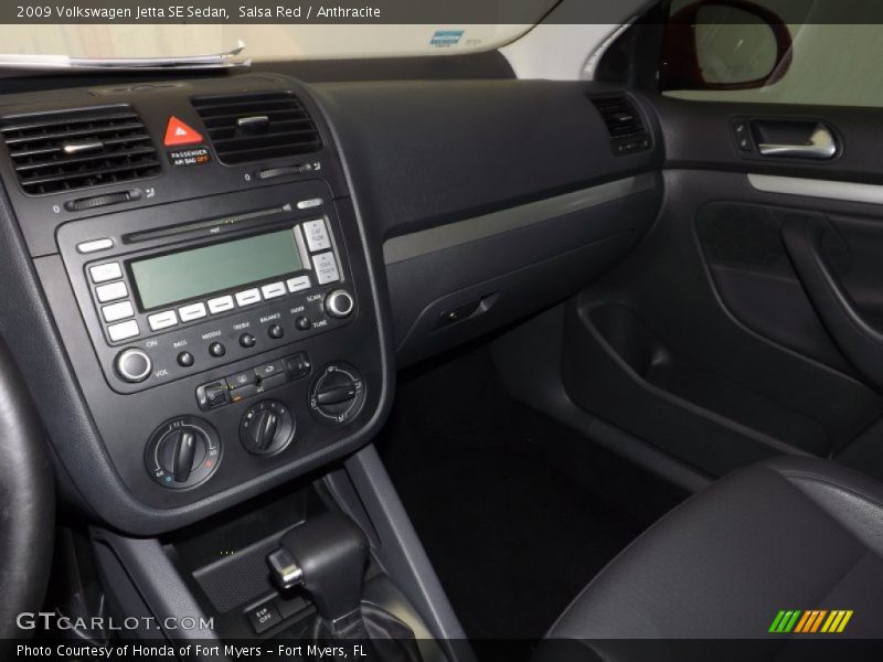 Salsa Red / Anthracite 2009 Volkswagen Jetta SE Sedan