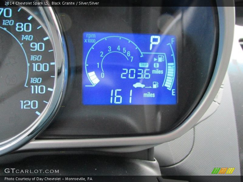 Black Granite / Silver/Silver 2014 Chevrolet Spark LS