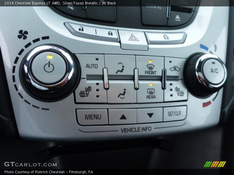 Silver Topaz Metallic / Jet Black 2014 Chevrolet Equinox LT AWD