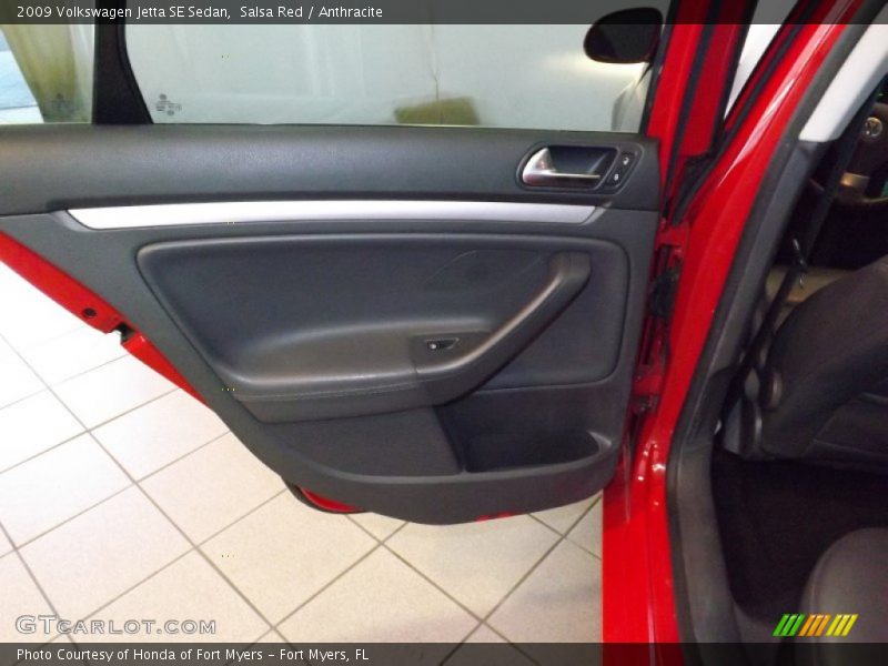 Salsa Red / Anthracite 2009 Volkswagen Jetta SE Sedan