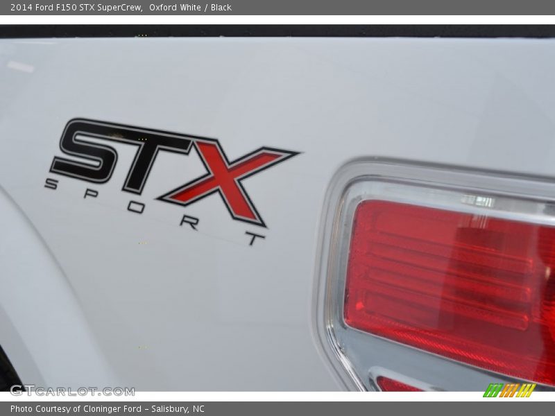 Oxford White / Black 2014 Ford F150 STX SuperCrew