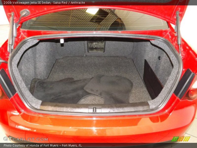 Salsa Red / Anthracite 2009 Volkswagen Jetta SE Sedan