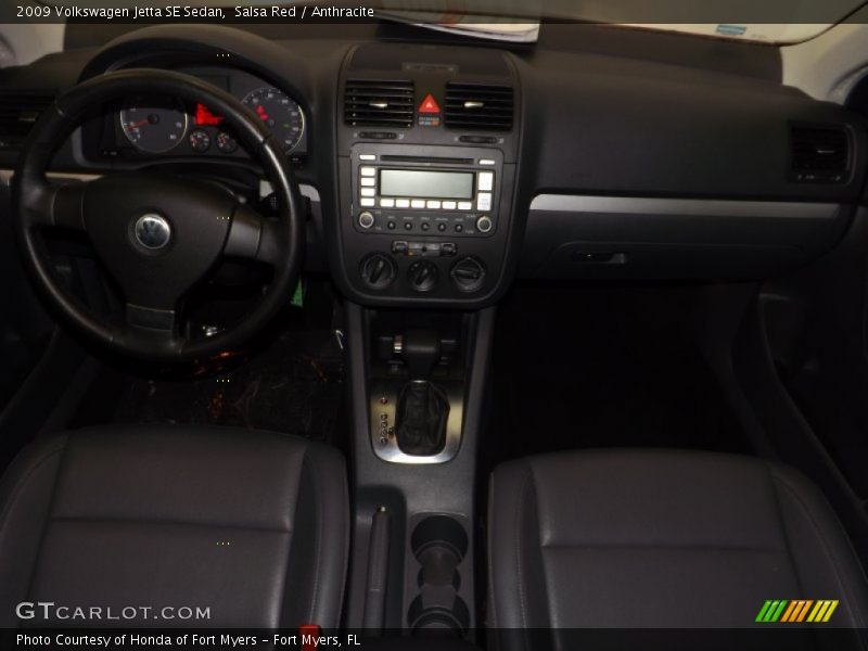Salsa Red / Anthracite 2009 Volkswagen Jetta SE Sedan