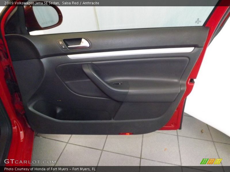 Salsa Red / Anthracite 2009 Volkswagen Jetta SE Sedan