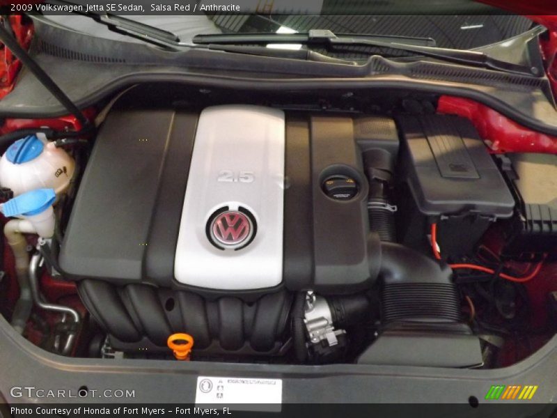 Salsa Red / Anthracite 2009 Volkswagen Jetta SE Sedan