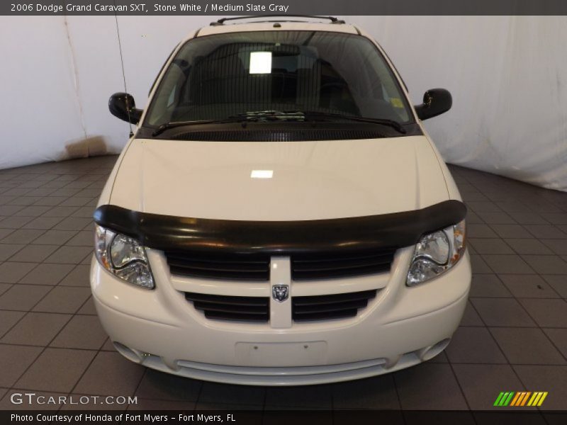 Stone White / Medium Slate Gray 2006 Dodge Grand Caravan SXT