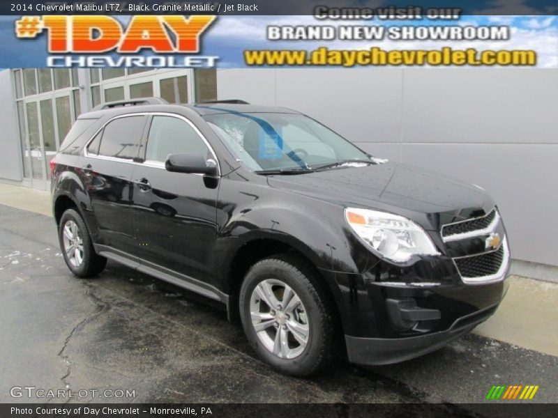 Black Granite Metallic / Jet Black 2014 Chevrolet Malibu LTZ