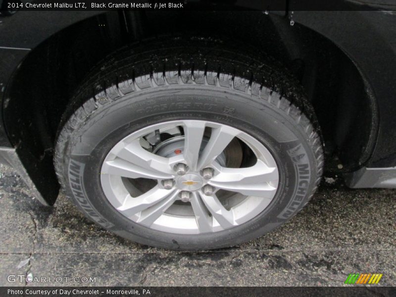 Black Granite Metallic / Jet Black 2014 Chevrolet Malibu LTZ