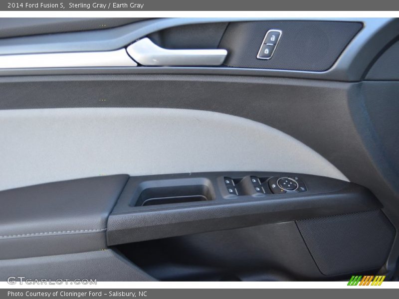 Sterling Gray / Earth Gray 2014 Ford Fusion S