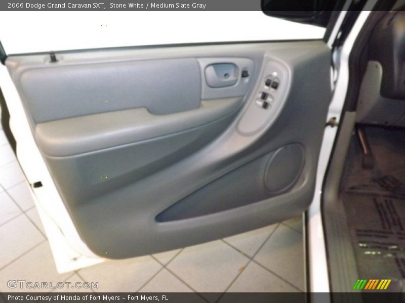 Stone White / Medium Slate Gray 2006 Dodge Grand Caravan SXT